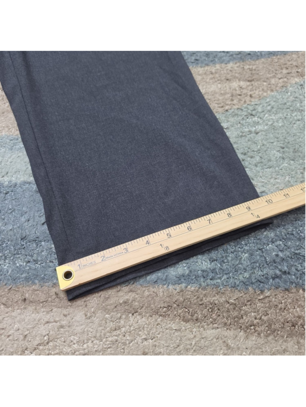 Polo Ralph Lauren Pants Mens 36x32 Gray Wool Blend Lined Dress Trouser Slacks - Picture 6 of 7